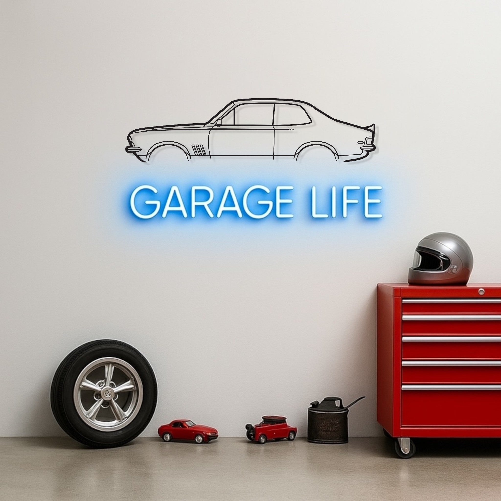Holden Torana LC GTR Metal Wall Art Silhouette