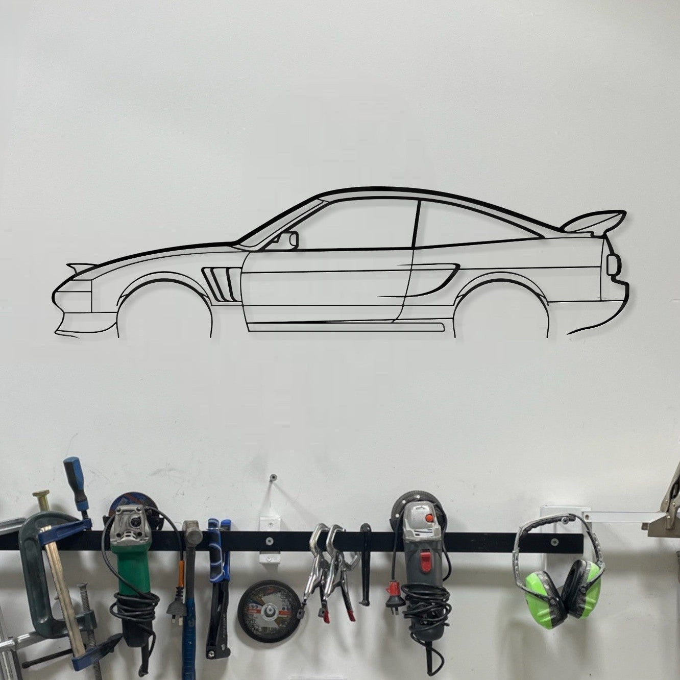 Nissan 180SX Metal Silhouette Wall Art