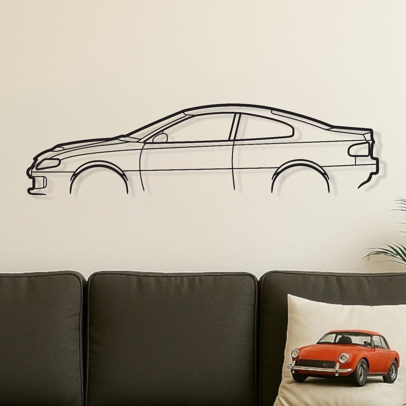 Holden Commodore CV8-Z Bonnet Scoop Metal Wall Art Silhouette