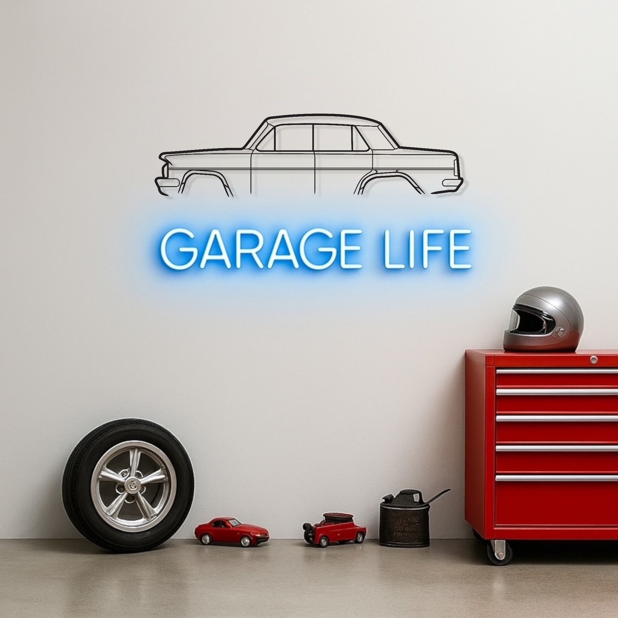 Holden EH Metal Wall Art Silhouette