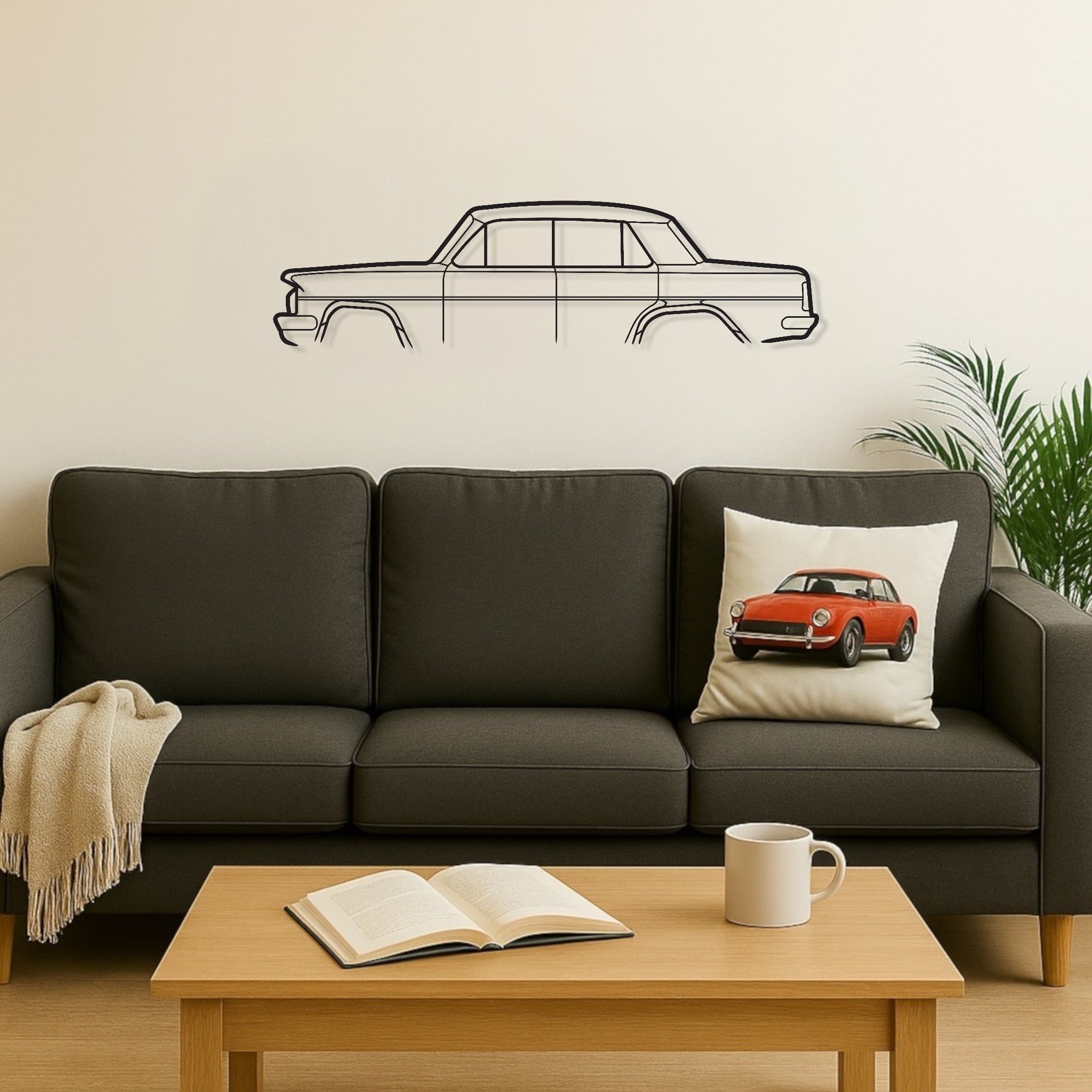 Holden EH Metal Wall Art Silhouette