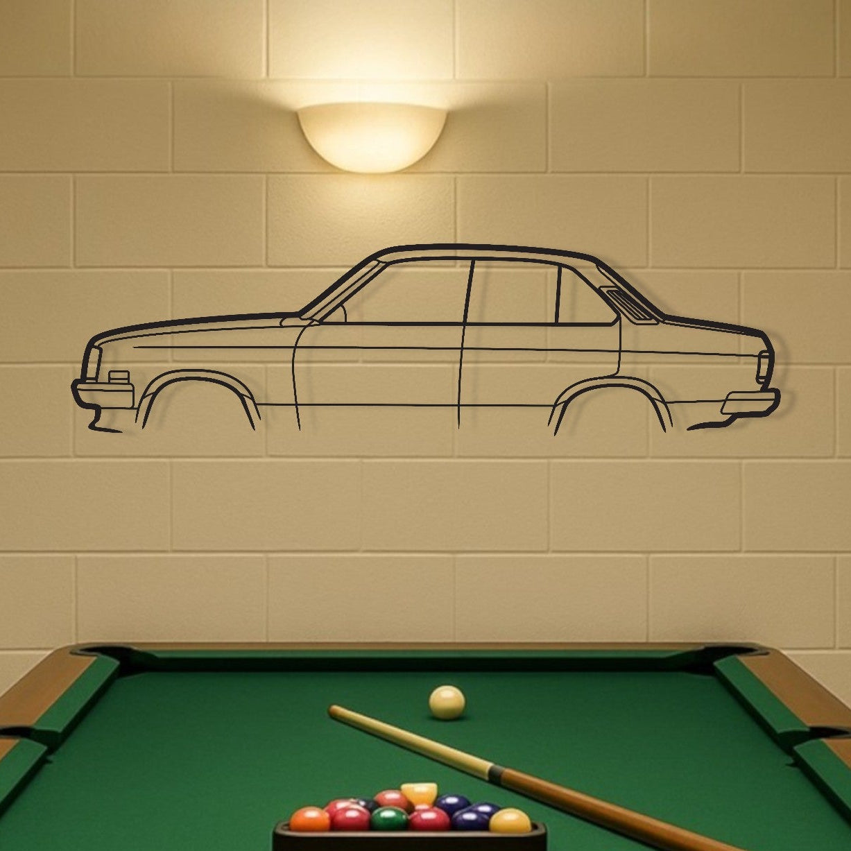 Holden Gemini TF Metal Wall Art Silhouette