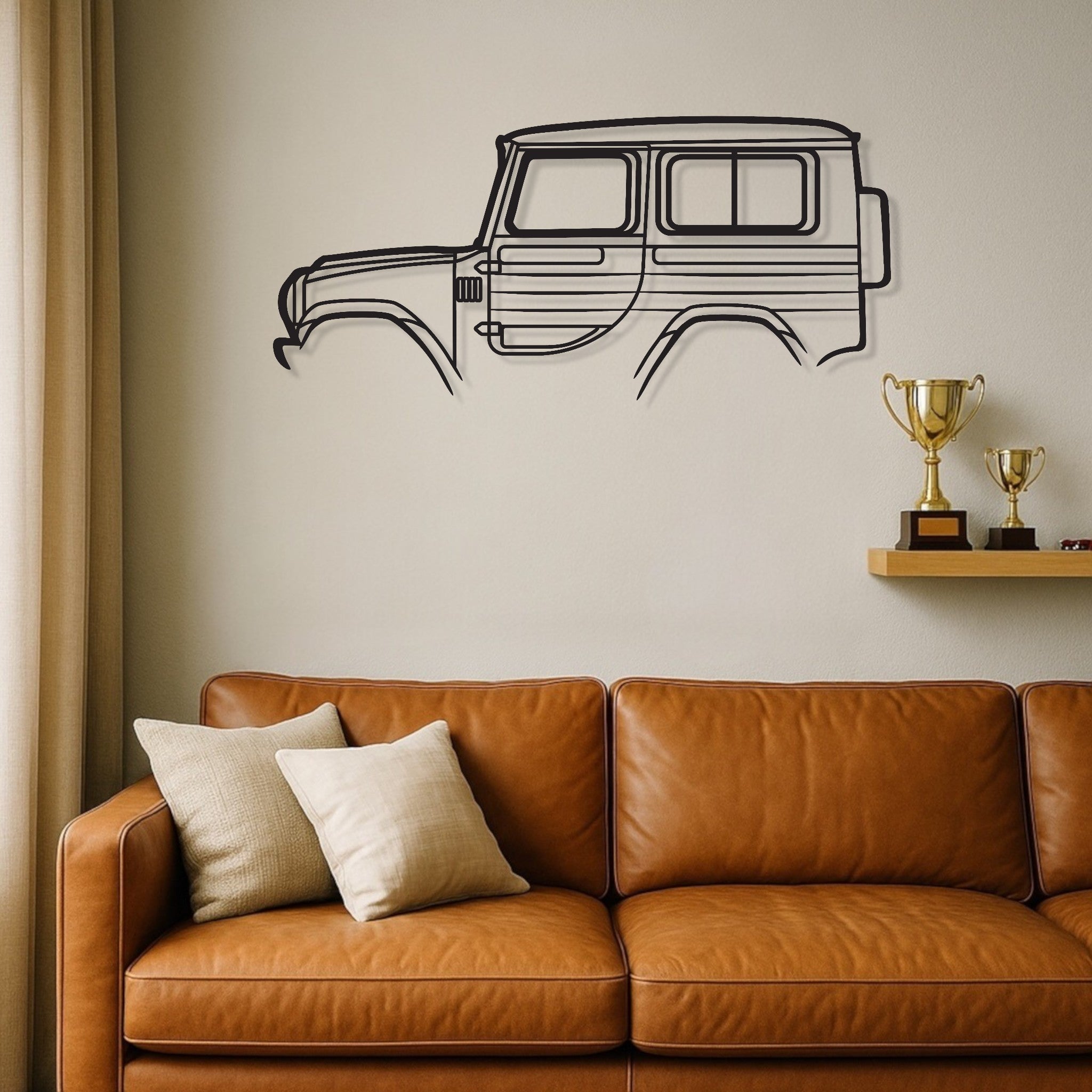 Daihatsu Scat Metal Wall Art Metal Wall Art Silhouette