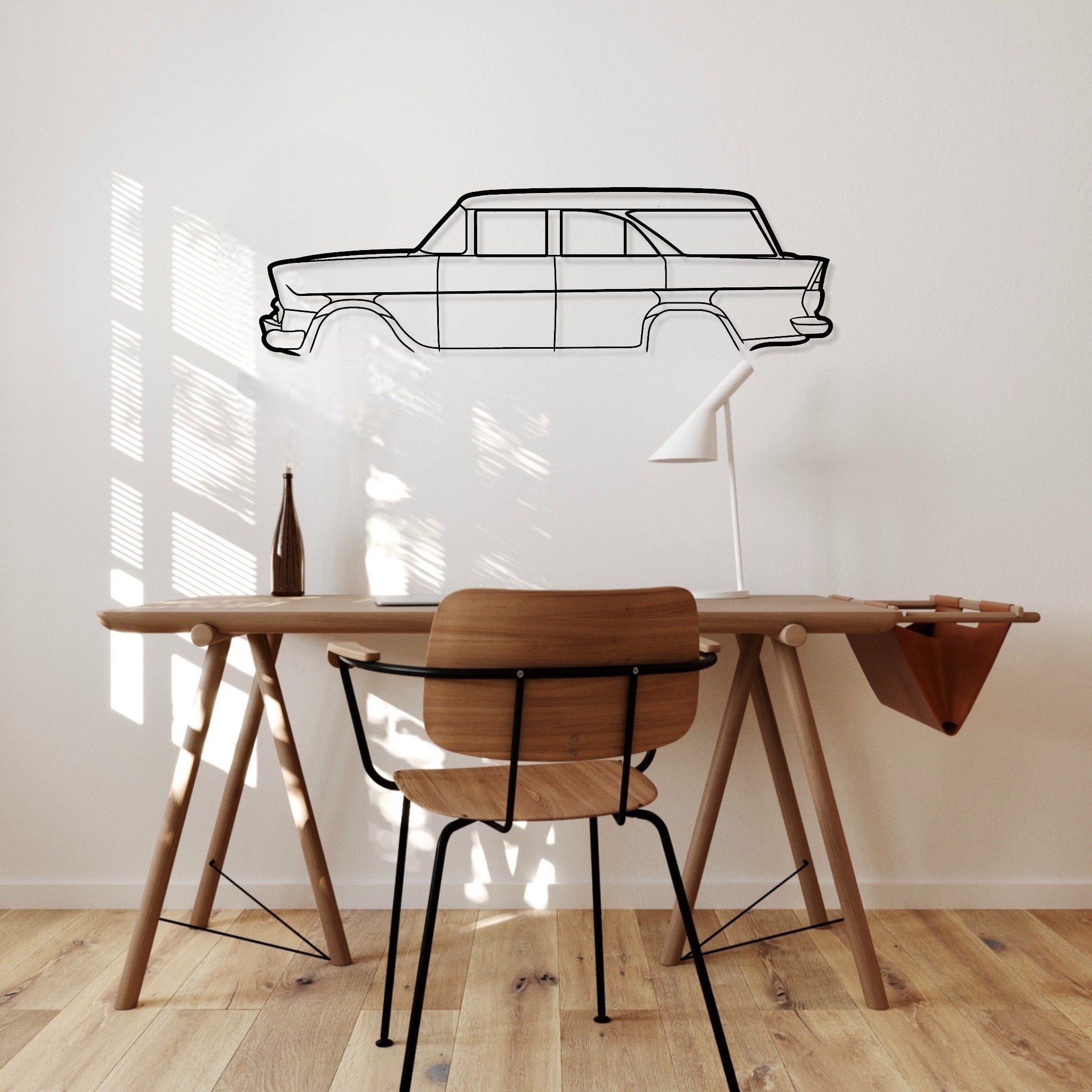 Holden EK Wagon 1962 Metal Wall Art Silhouette