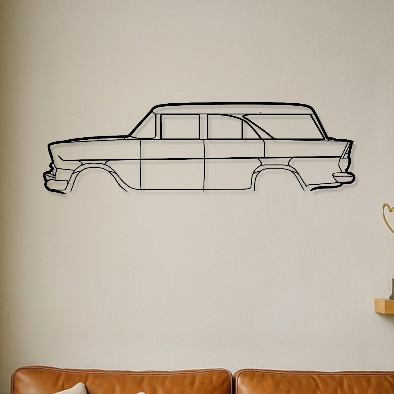 Holden EK Wagon 1962 Metal Wall Art Silhouette