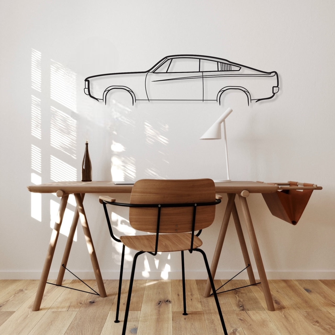 Chrysler Valiant Charger E49 Metal Wall Art Silhouette