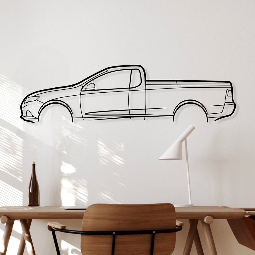 Ford Falcon FG XR6 UTE Metal Wall Art Silhouette