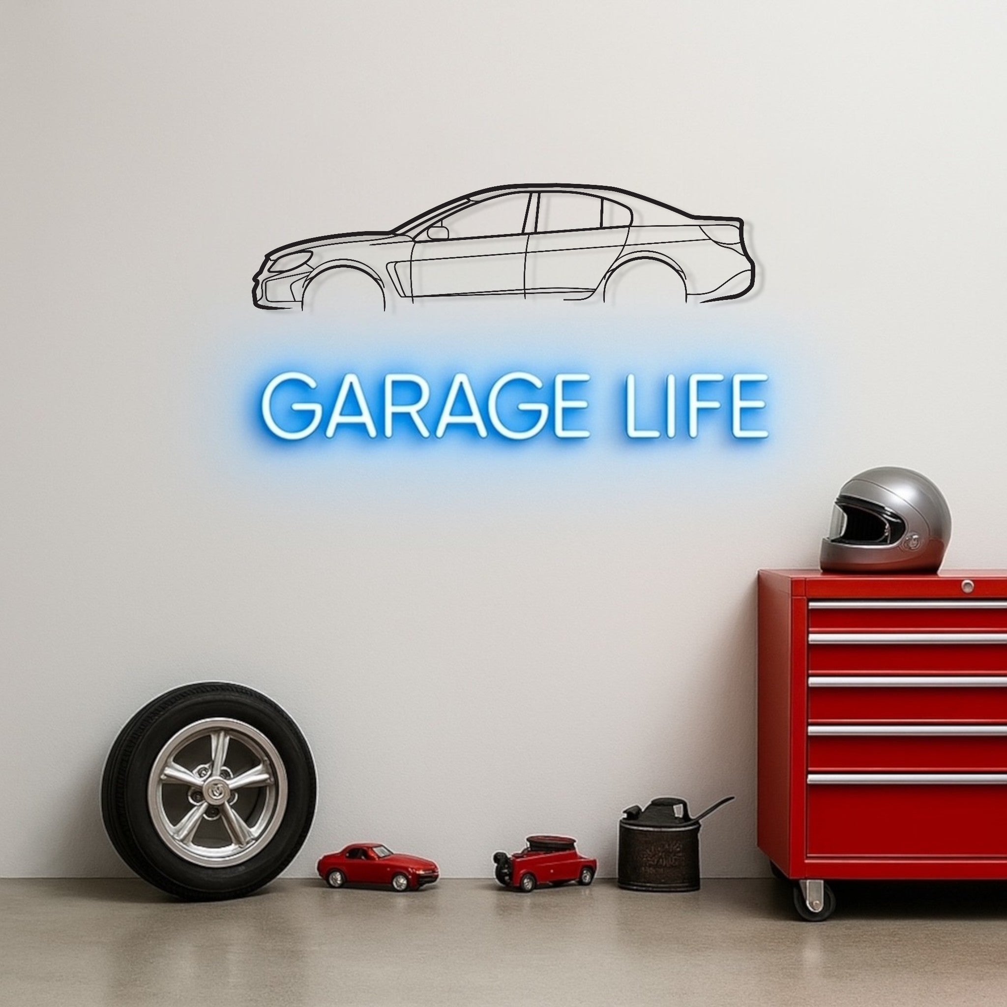 Holden Commodore VF Sedan Metal Wall Art Silhouette