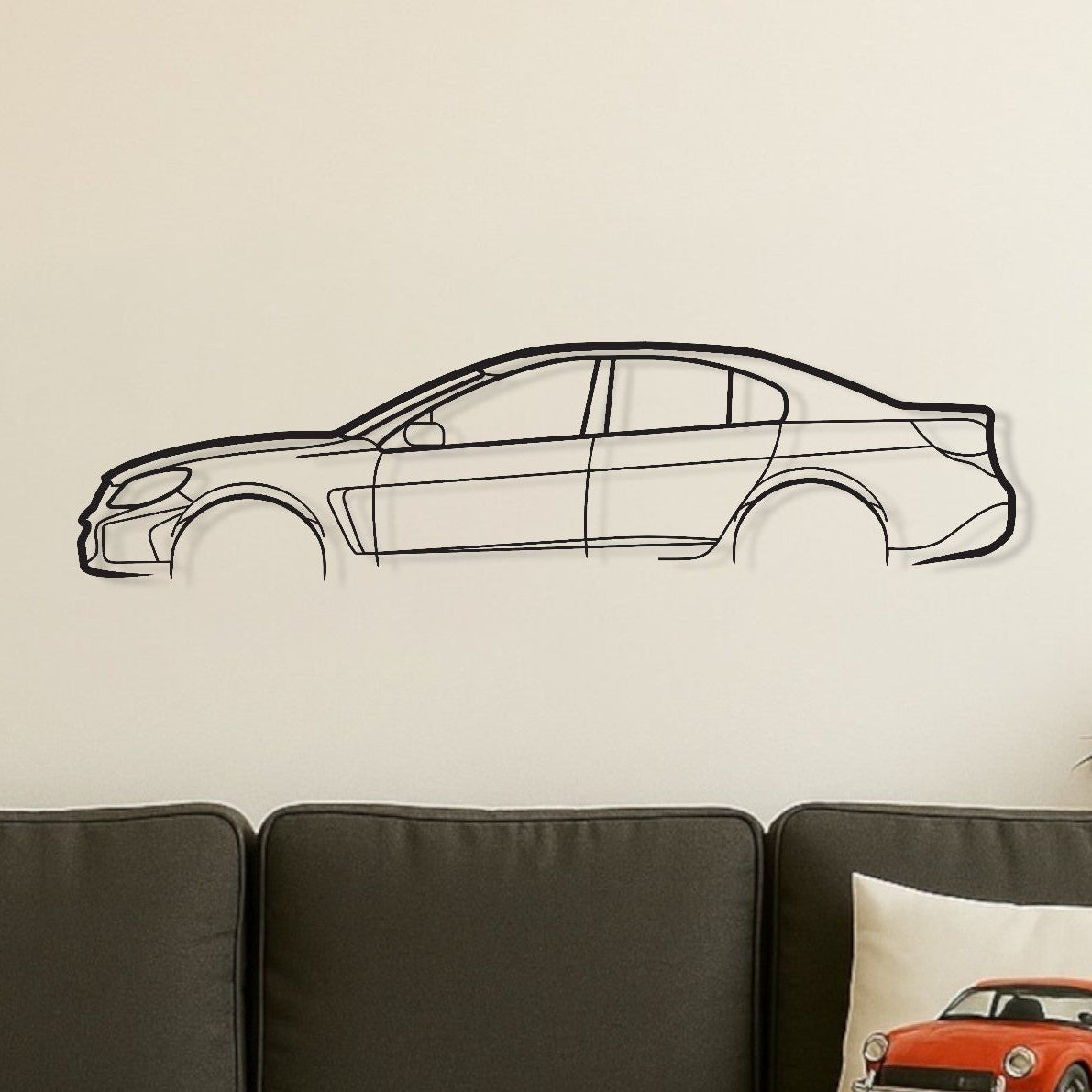 Holden Commodore VF Sedan Metal Wall Art Silhouette