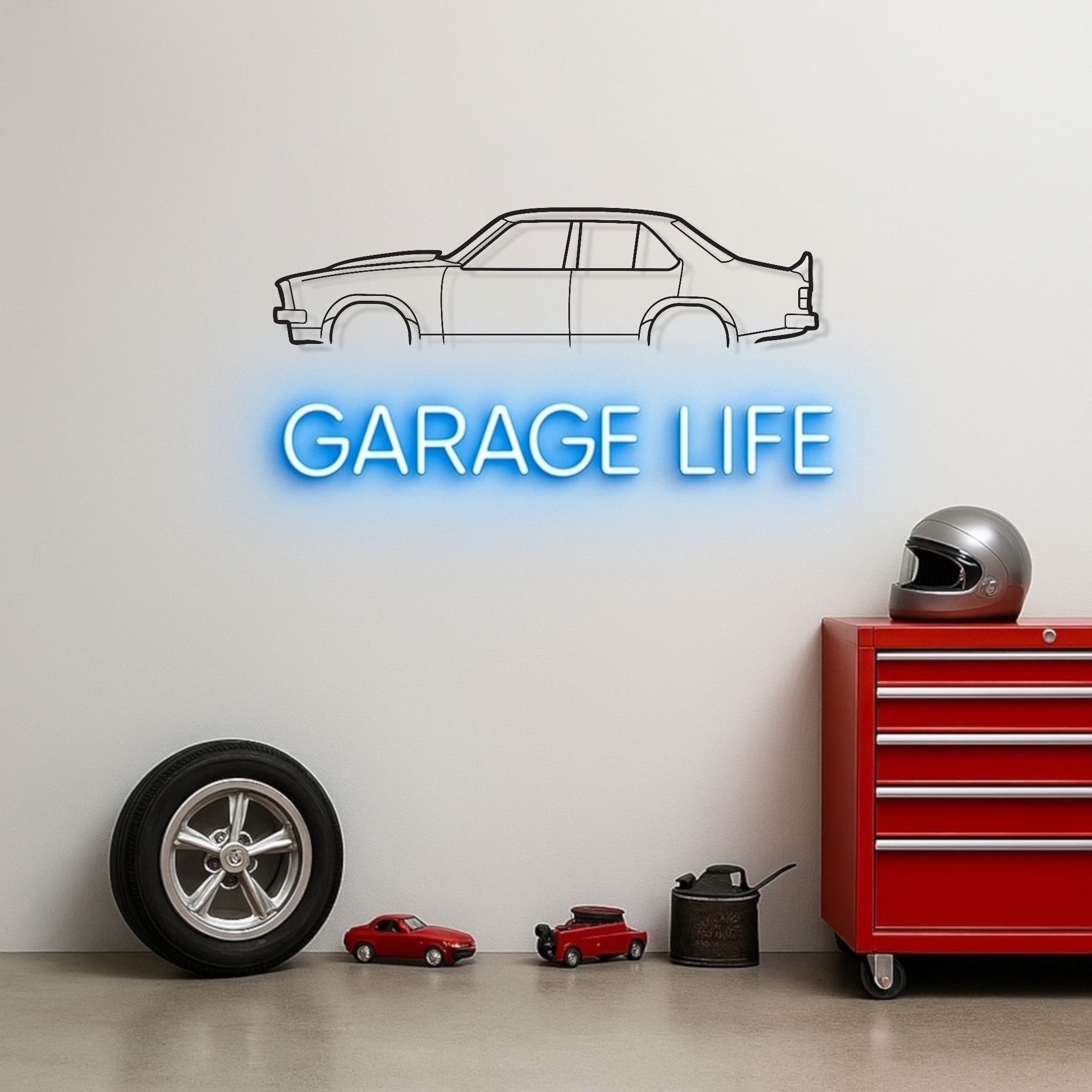 Holden Torana SLR 5000 Metal Wall Art Silhouette