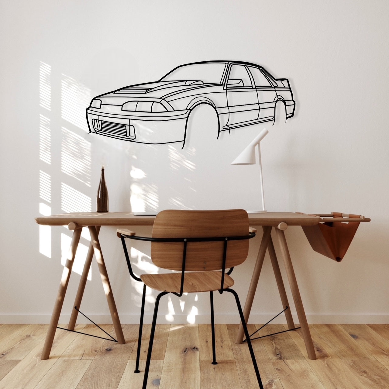 Holden VL Walkinshaw Metal Wall Art Perspective Silhouette