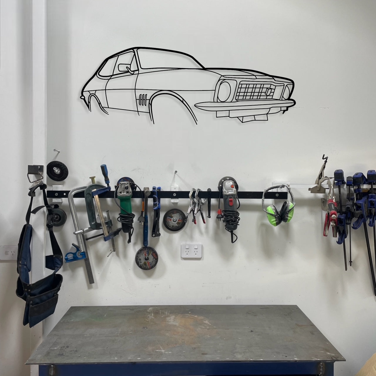 Holden Torana LJ XU1 Perspective Metal Wall Art