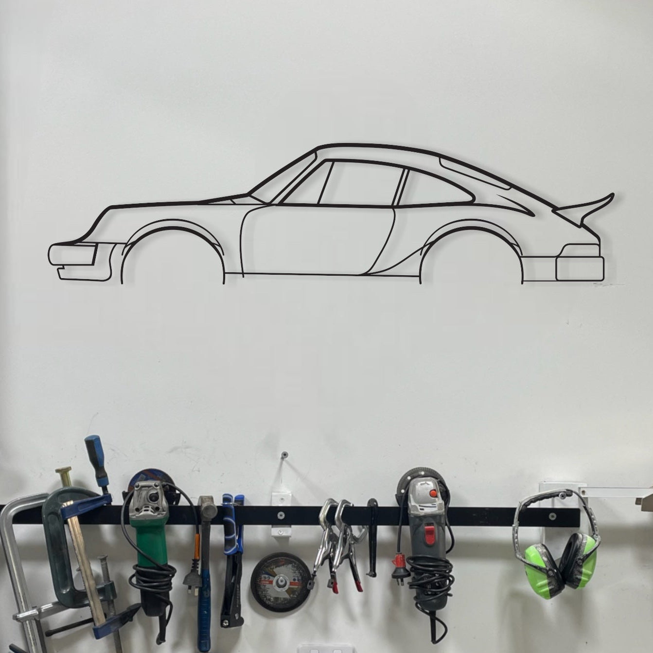 Porsche 911 1980 Turbo Metal Wall Art