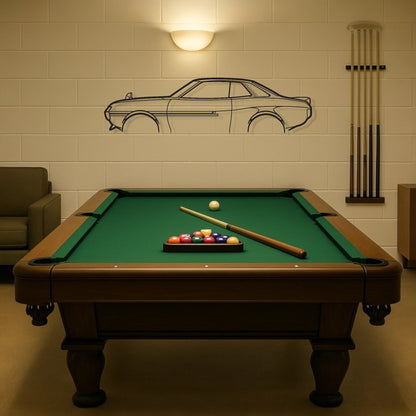 Toyota Celica TA22 GT Metal Wall Art Silhouette