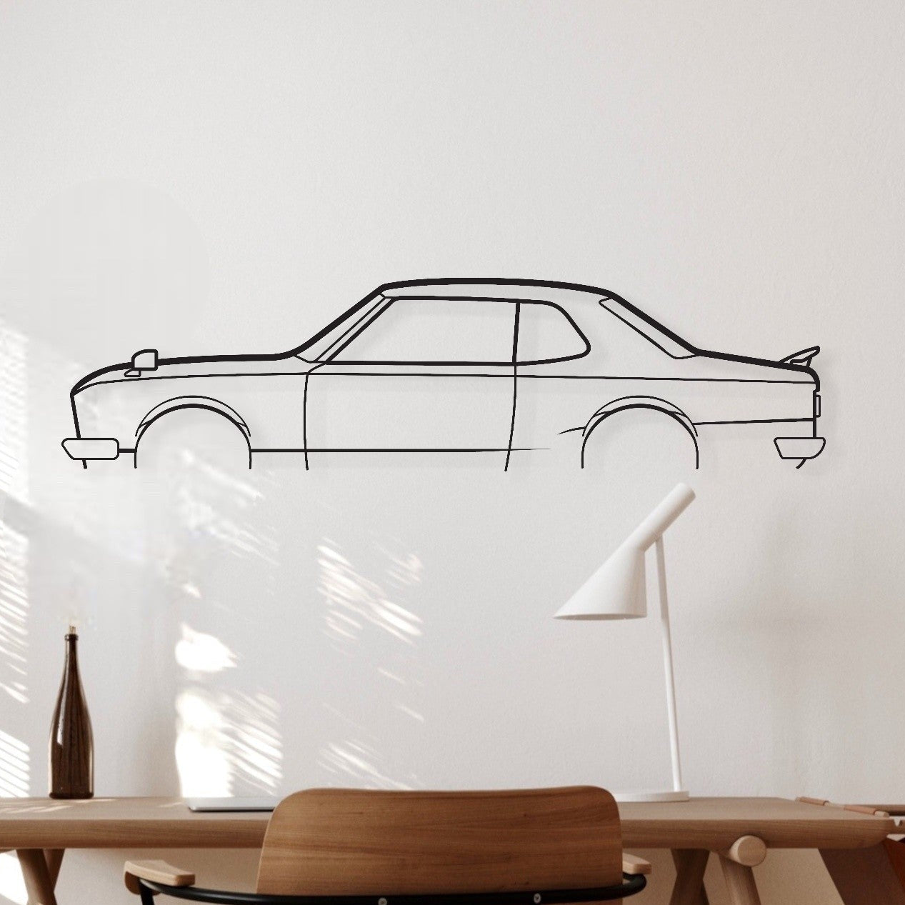 Nissan Skyline C10 GTR 2 Door Metal Wall Art