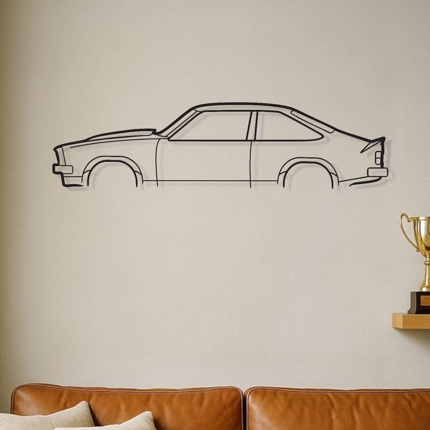 Holden Torana A9X 2 Door Metal Wall Art Silhouette