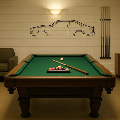 Holden Torana A9X 2 Door Metal Wall Art Silhouette