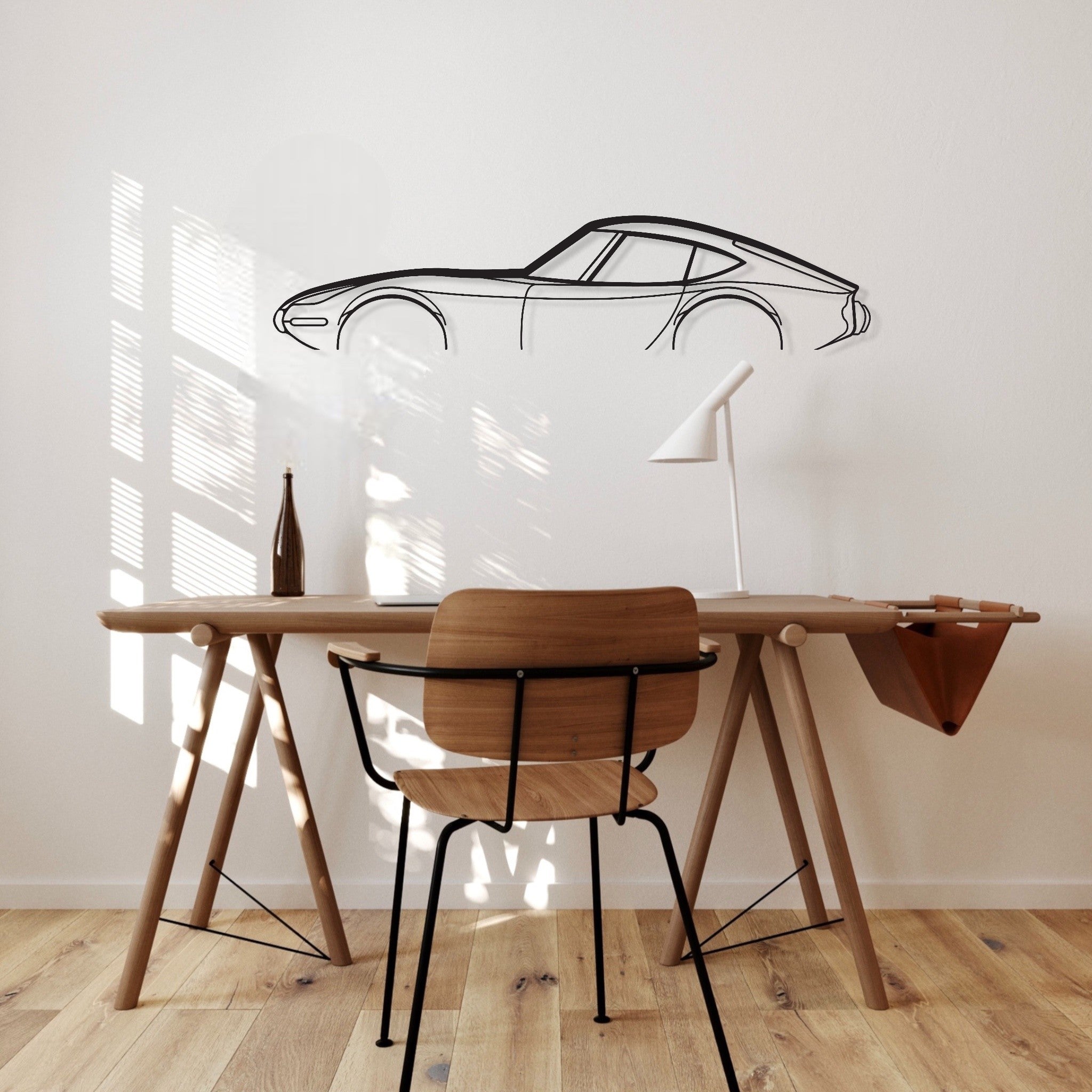 Toyota GT 2000 Metal Wall Art Silhouette