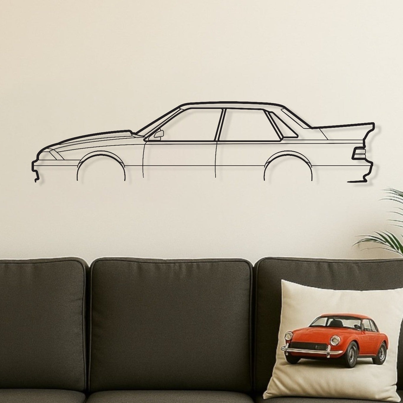Holden VL Walkinshaw Metal Wall Art Silhouette