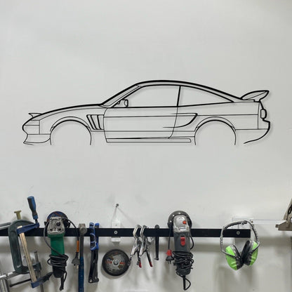 Nissan 180SX Metal Silhouette Wall Art