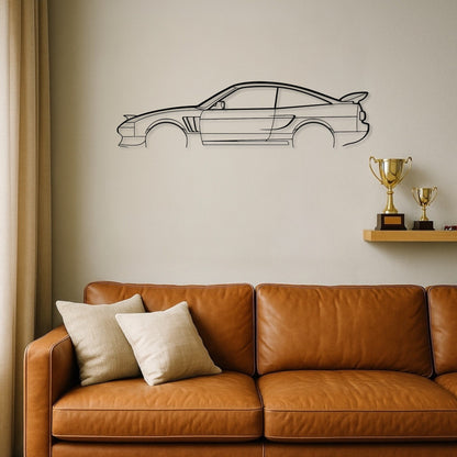 Nissan 180SX Metal Silhouette Wall Art