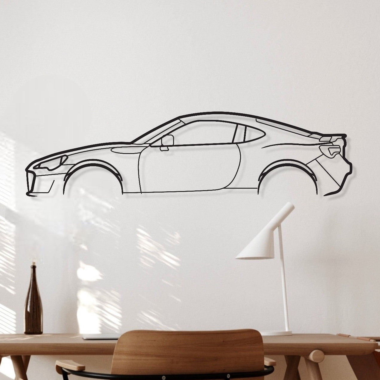 Subaru BRZ Gen 1 Metal Wall Art Silhouette