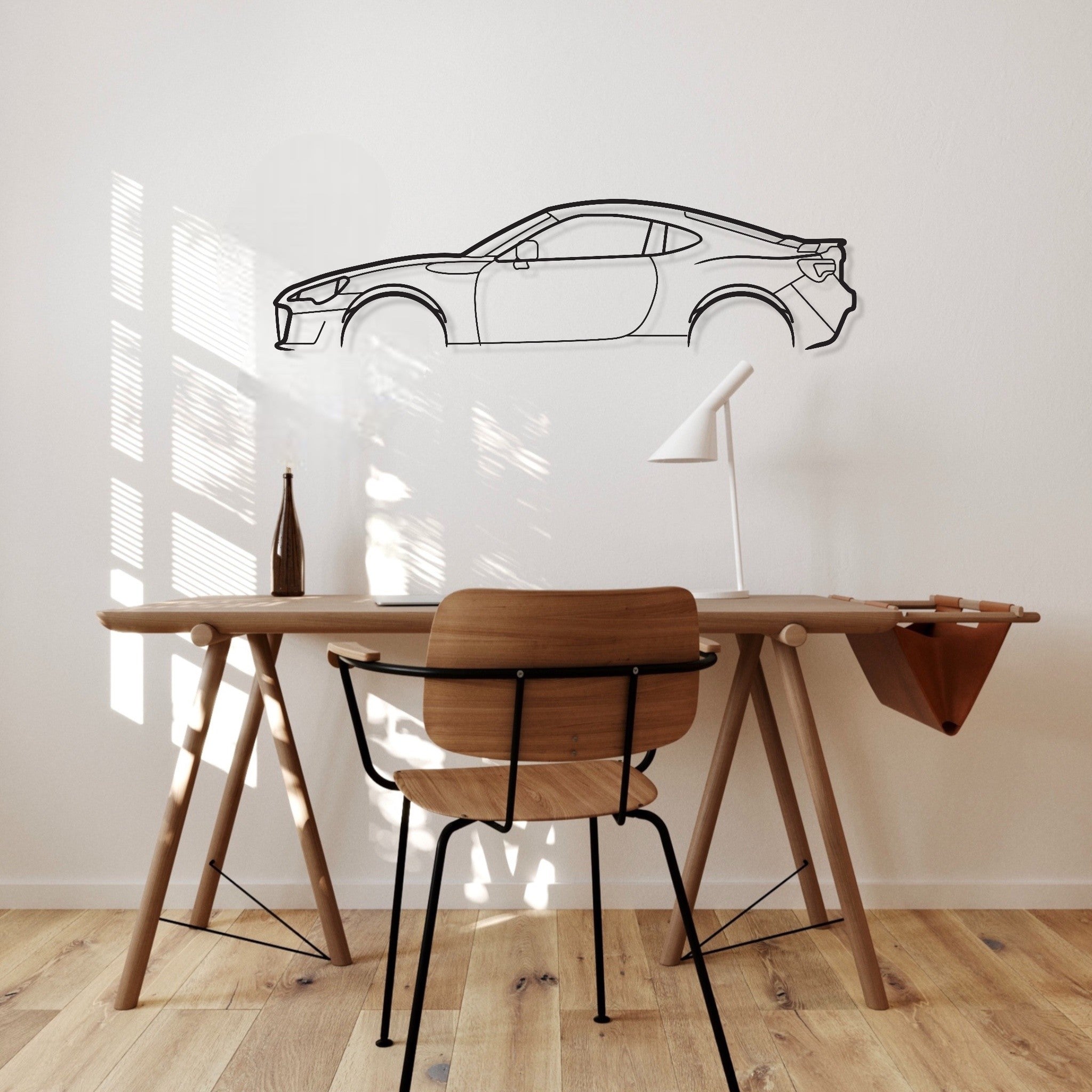 Subaru BRZ 1 Metal Wall Art Silhouette