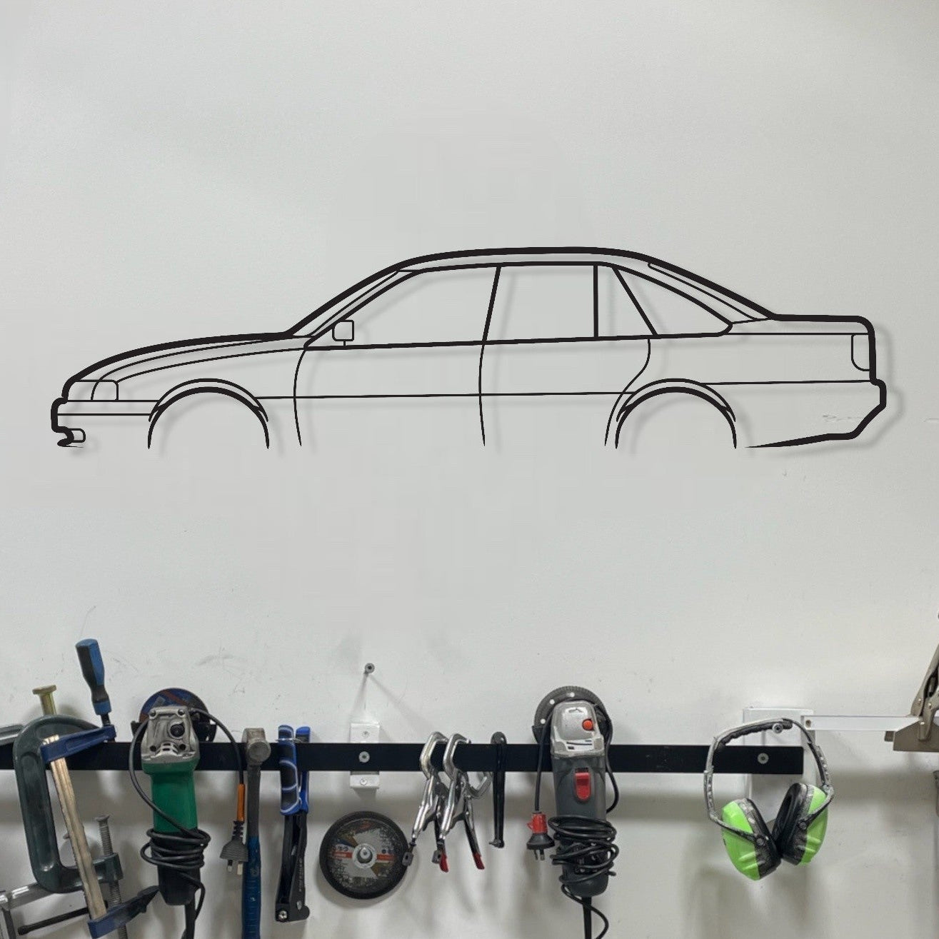 Holden Commodore VN Metal Wall Art Silhouette