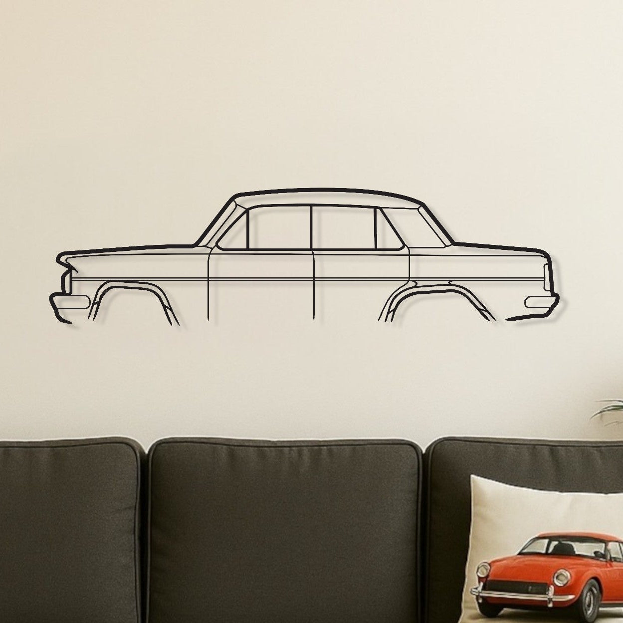 Holden EH Sedan Metal Wall Art Silhouette