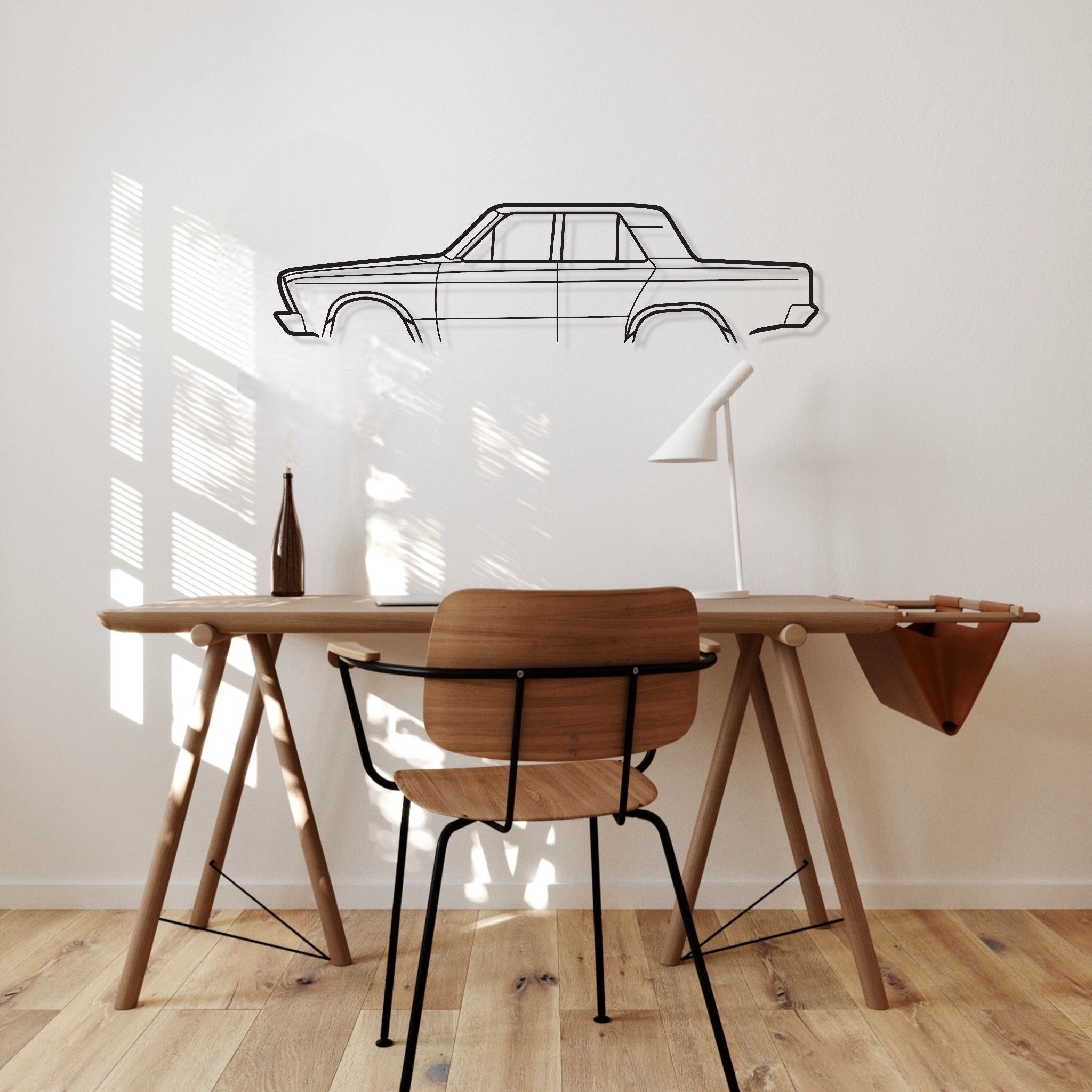 Chrysler Valiant 1966 Metal Wall Art Silhouette