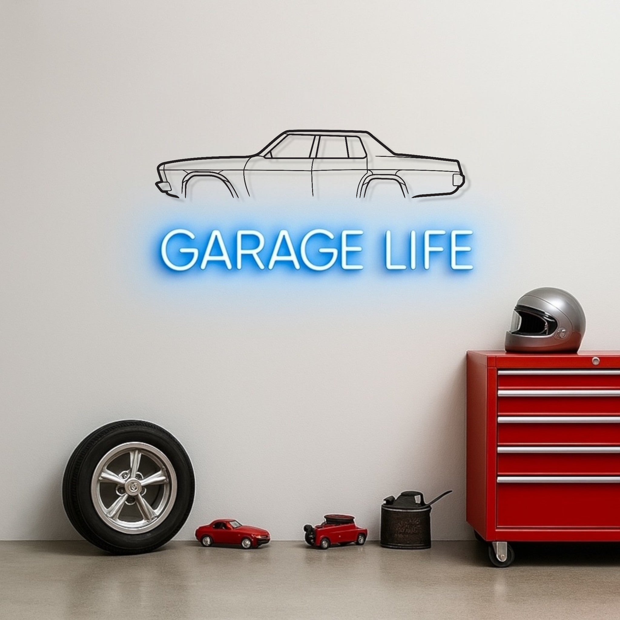 Holden Statesman HQ Metal Wall Art Silhouette