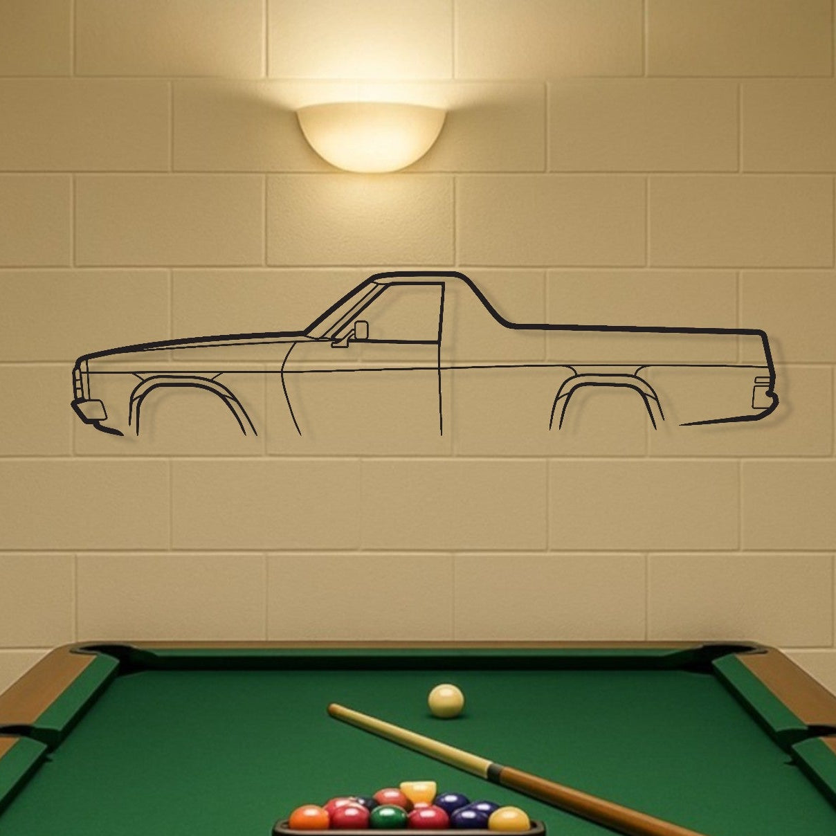 Holden Kingswood HJ UTE Metal Wall Art Silhouette