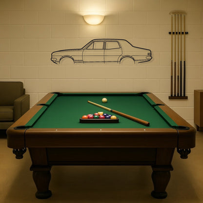 Holden HK Premier Sedan Metal Wall Art Silhouette