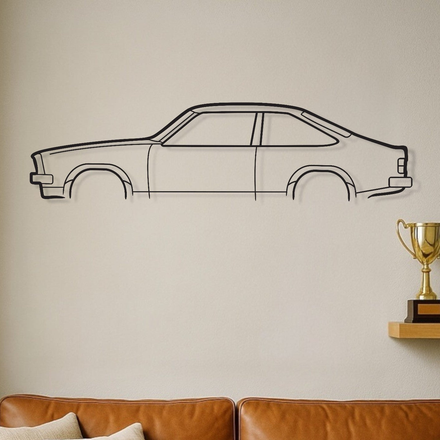 Holden Torana LX 2 Door Metal Wall Art Silhouette
