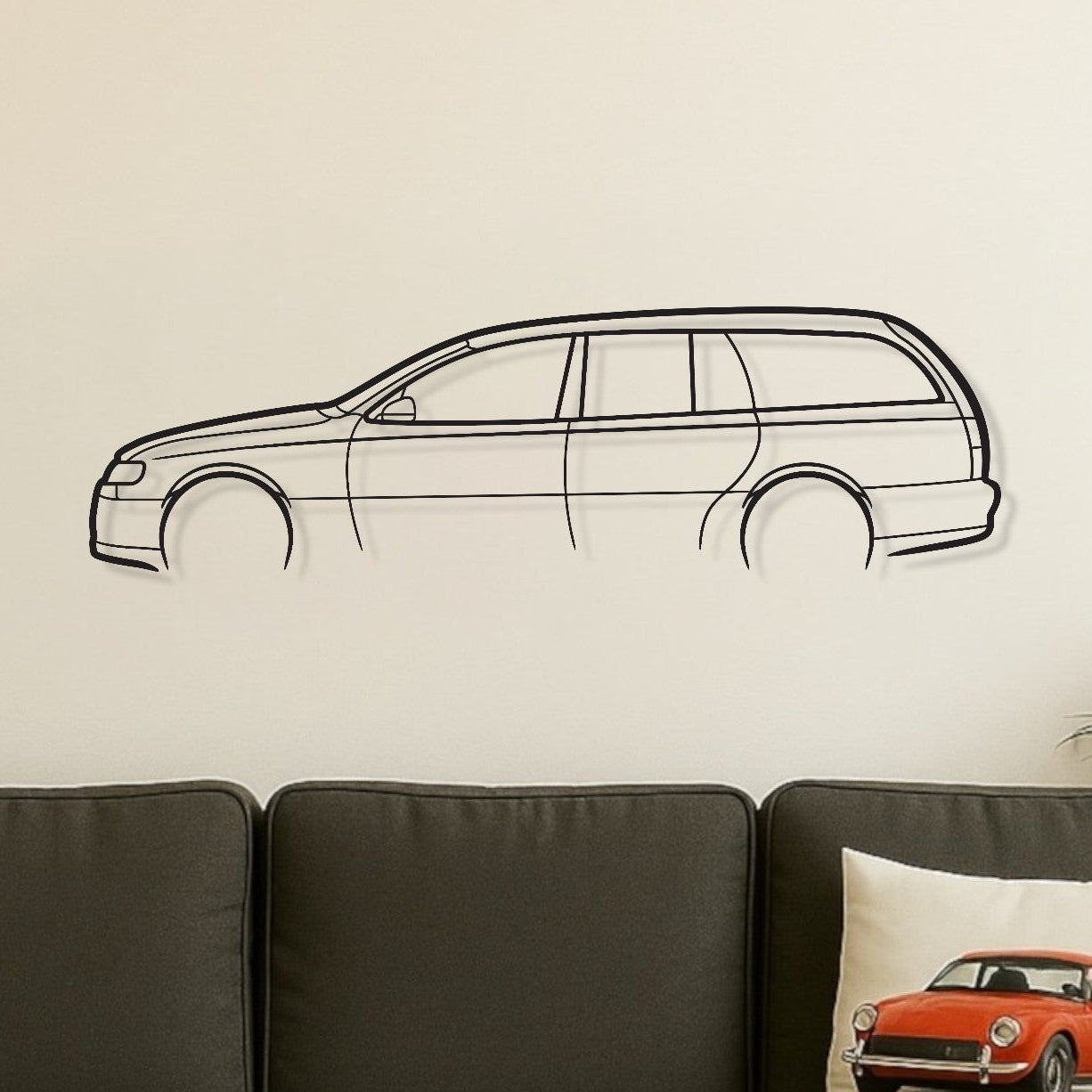 Holden Commodore VX Wagon Metal Wall Art Silhouette
