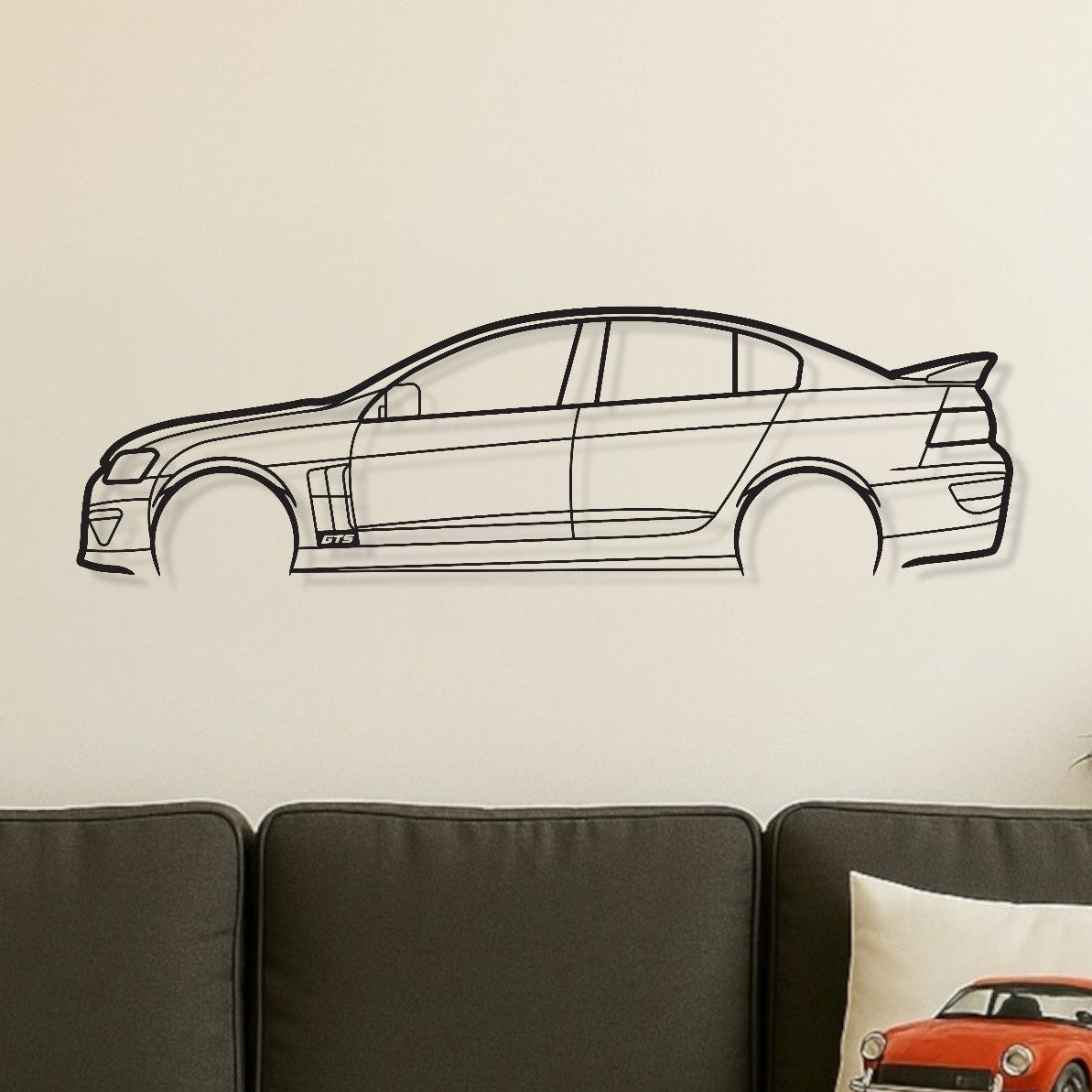 Holden VE HSV ClubSport R8 Metal Wall Art Silhouette