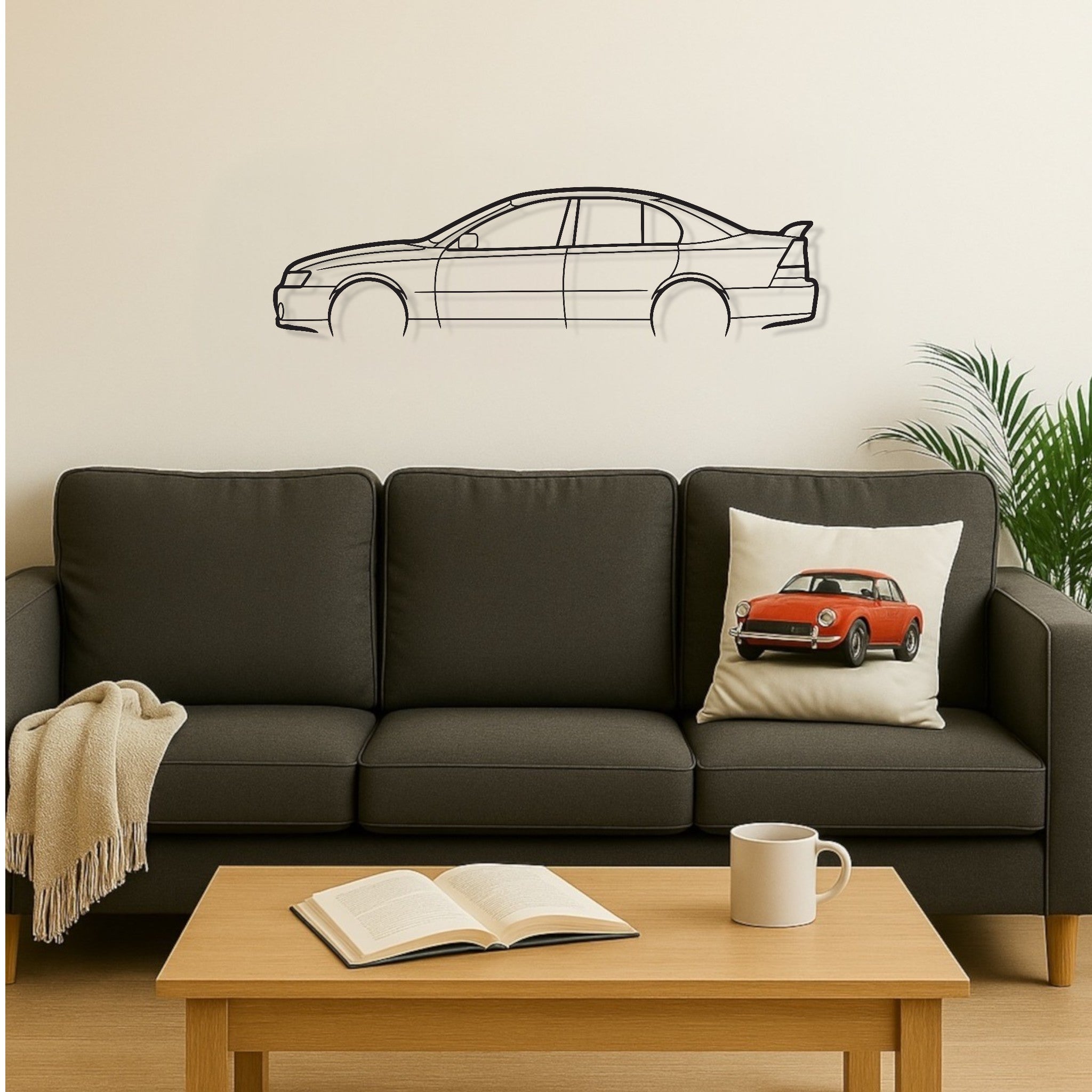 Holden Commodore Sv8 VZ 2005 Metal Wall Art Silhouette
