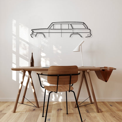 Holden EH Wagon Metal Wall Art Silhouette