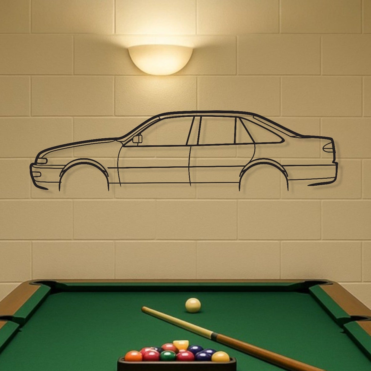 Holden Commodore VR Sedan Metal Wall Art Silhouette