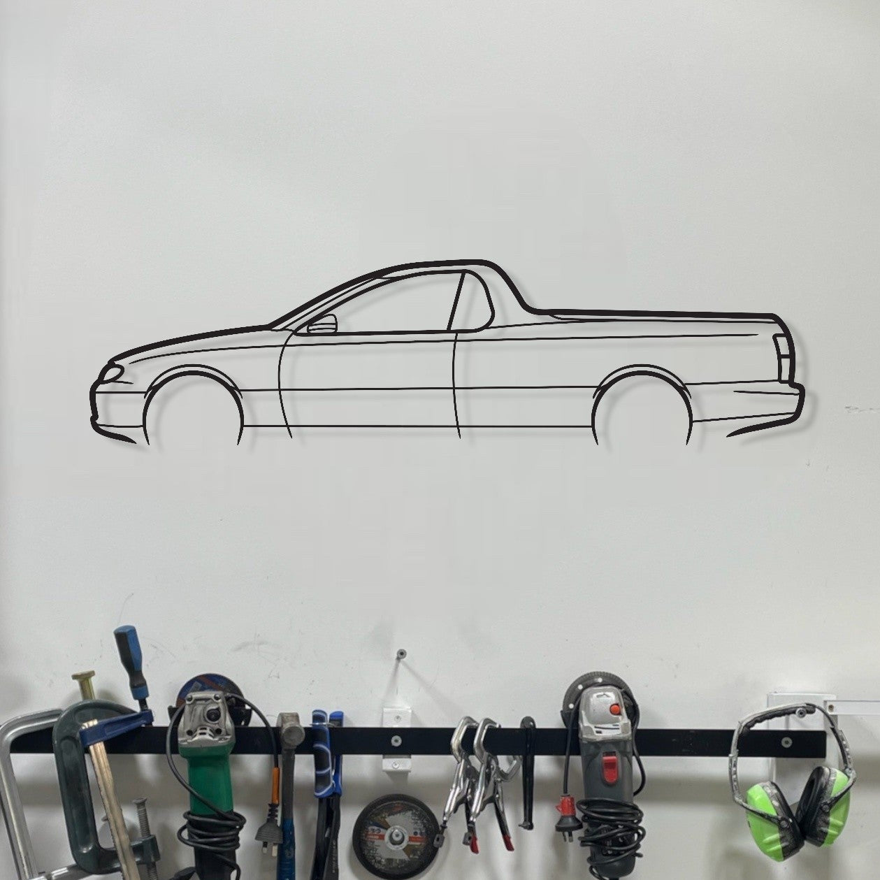 Holden Commodore VU SS UTE Metal Wall Art Silhouette