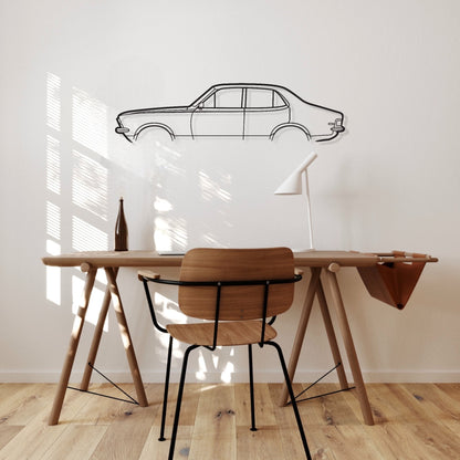 Holden Torana LC 4 Door Metal Wall Art Silhouette