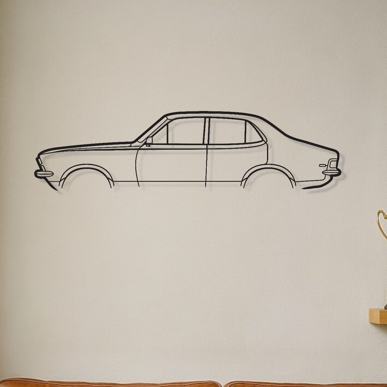 Holden Torana LC 4 Door Metal Wall Art Silhouette