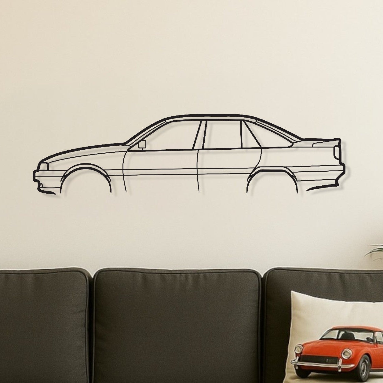 Holden Commodore VN SS Metal Wall Art Silhouette