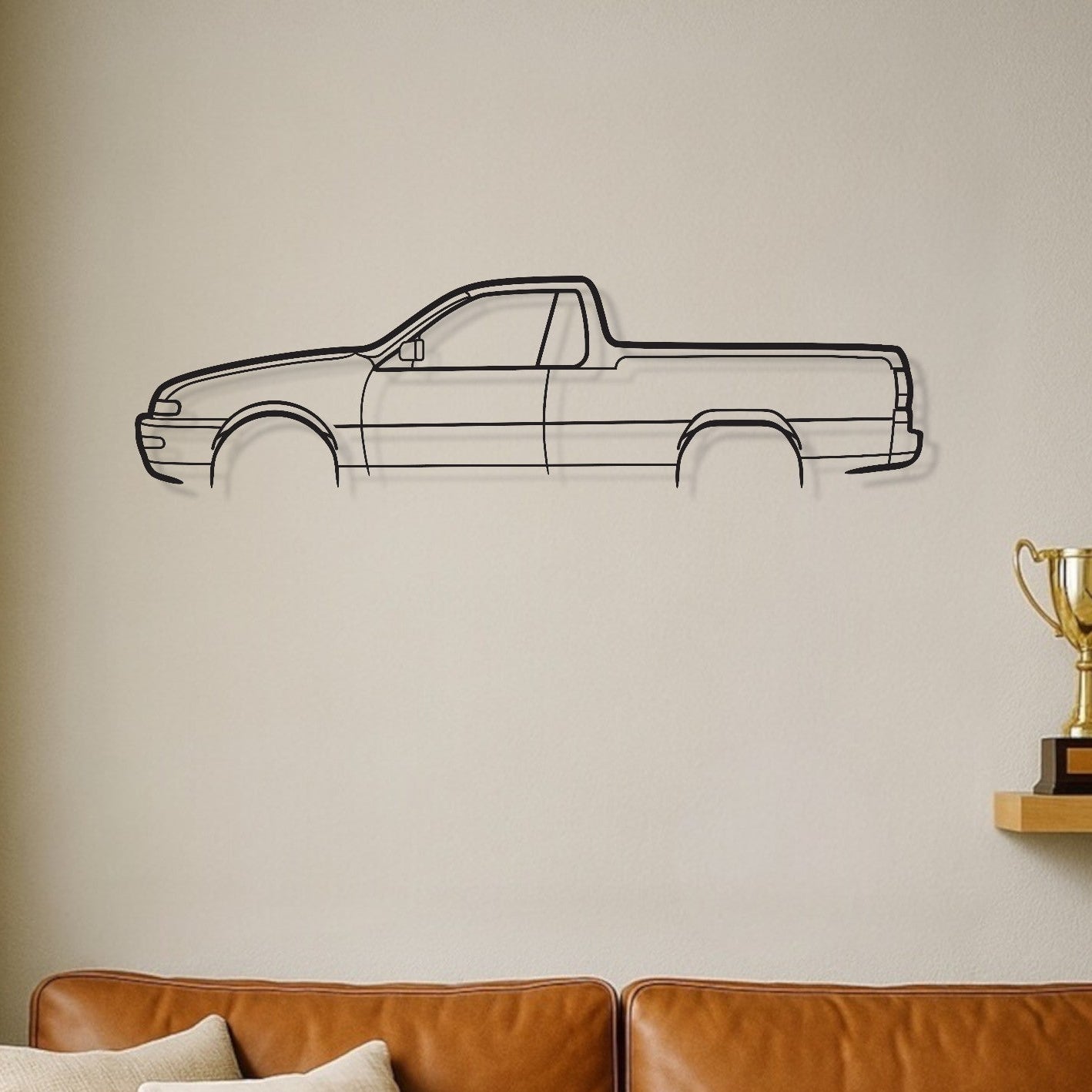 Holden Commodore VS UTE Metal Wall Art Silhouette