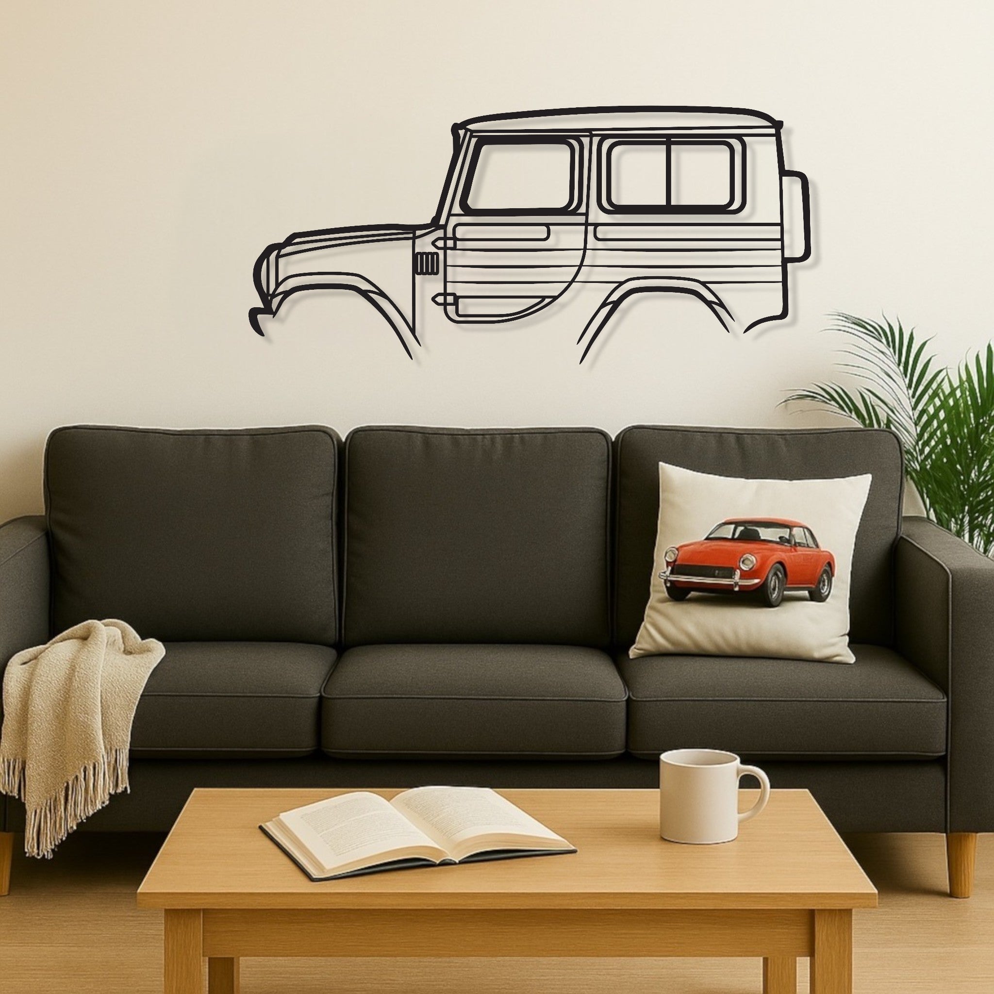 Daihatsu Scat Metal Wall Art Metal Wall Art Silhouette