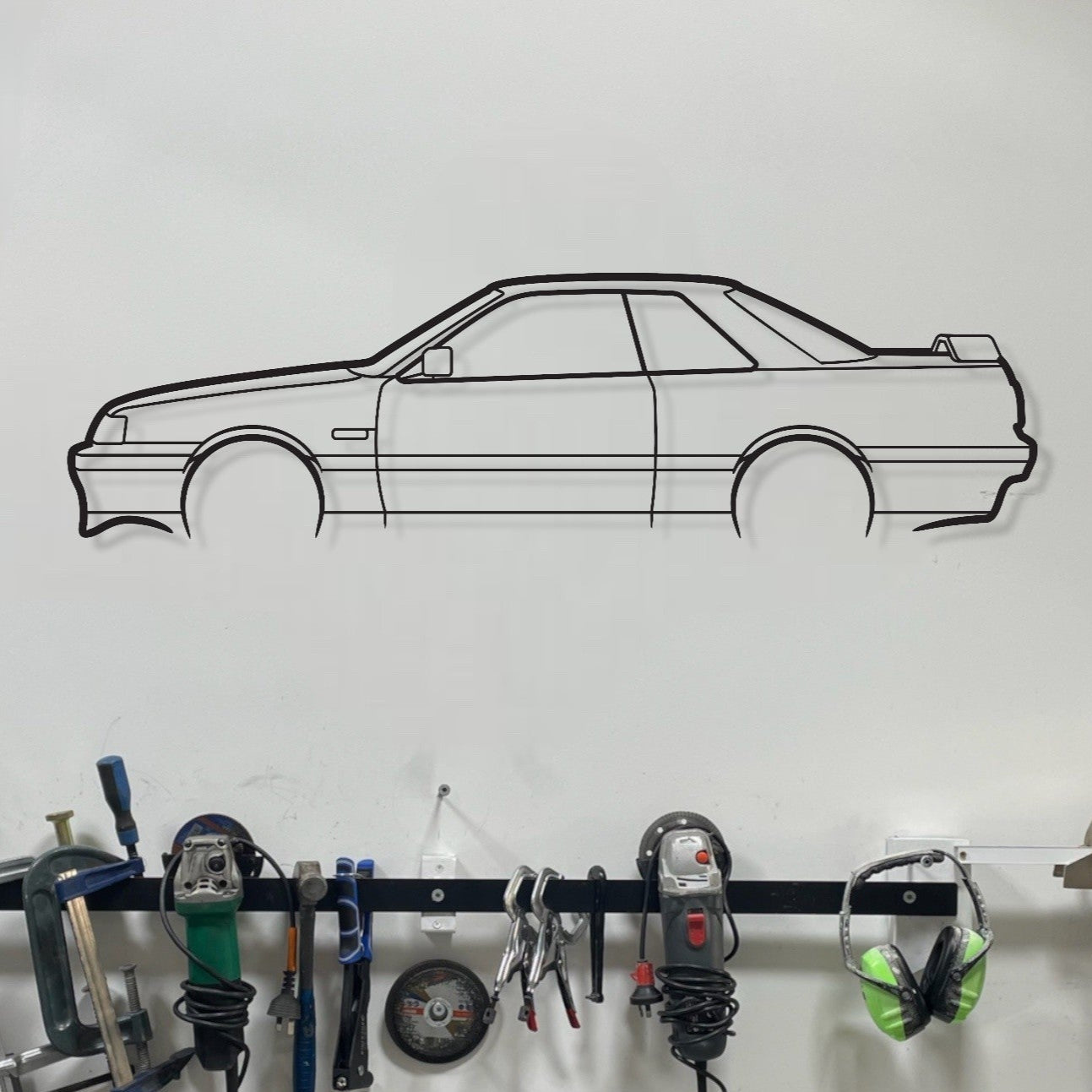 Nissan Skyline R31 GTS-X Metal Wall Art Silhouette