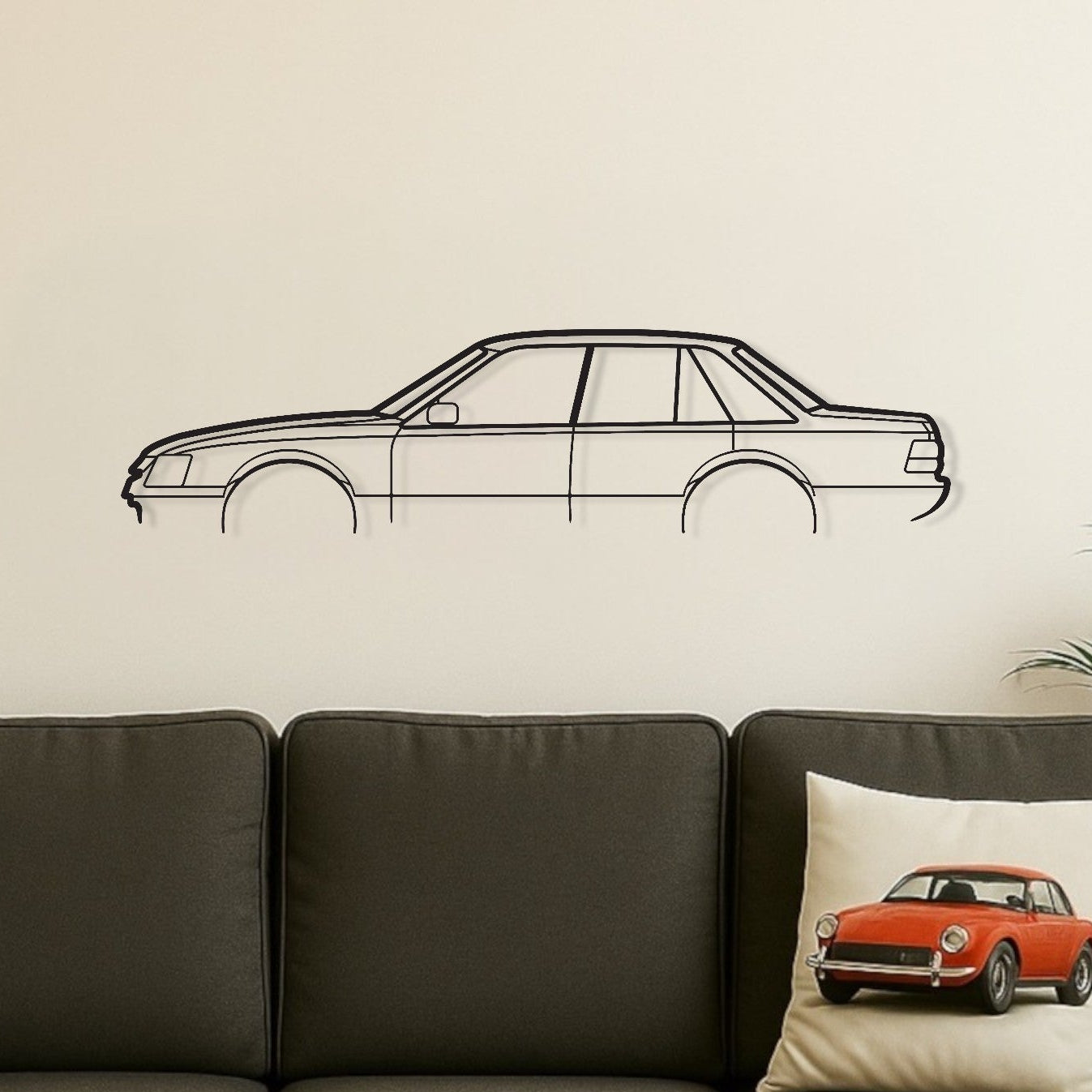 Holden Commodore VK Metal Wall Art Silhouette