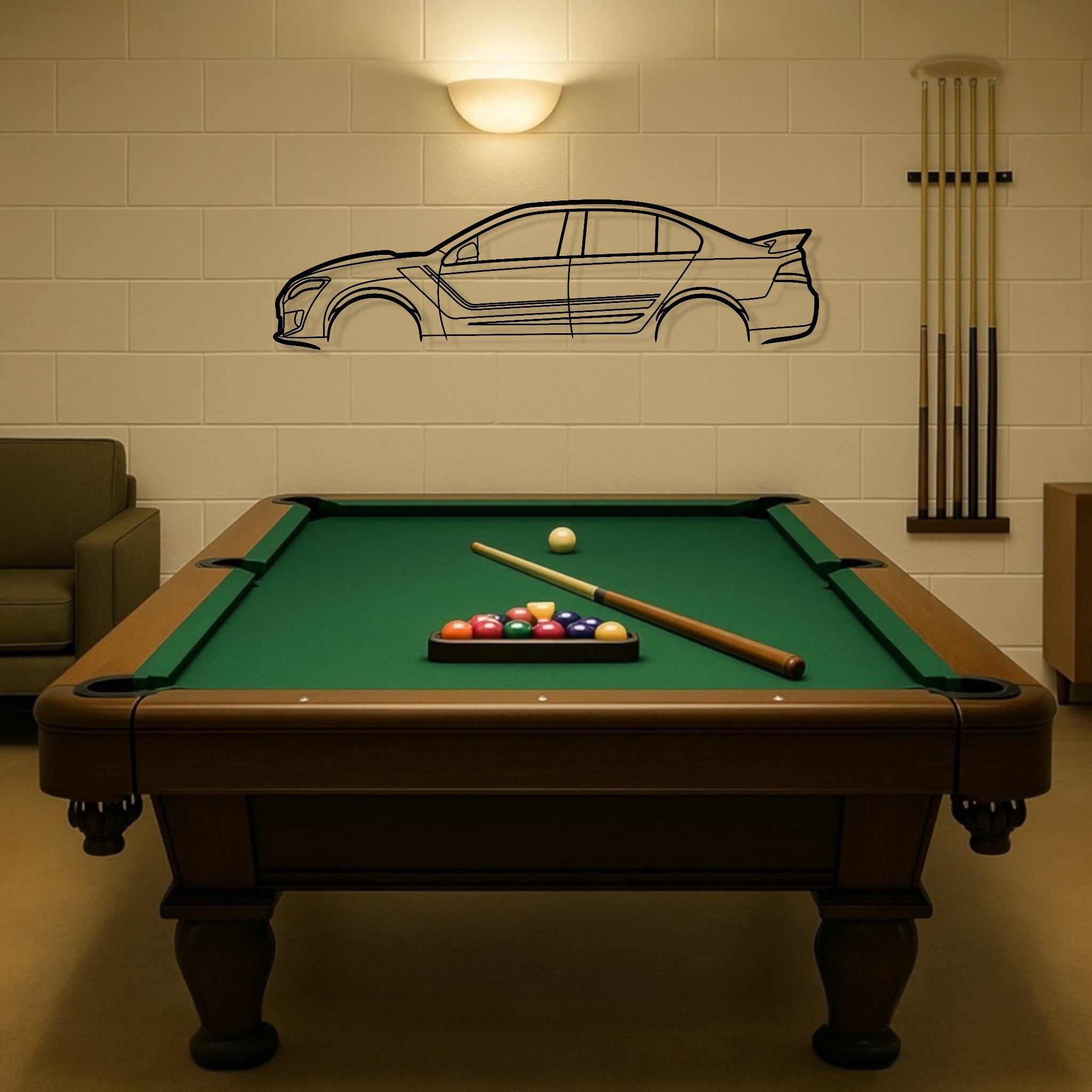 Ford Boss FPV Boss 355 GT Metal Wall Art Silhouette