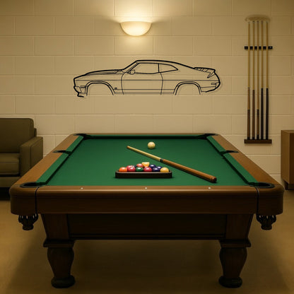Ford Falcon XC Cobra Metal Wall Art Silhouette