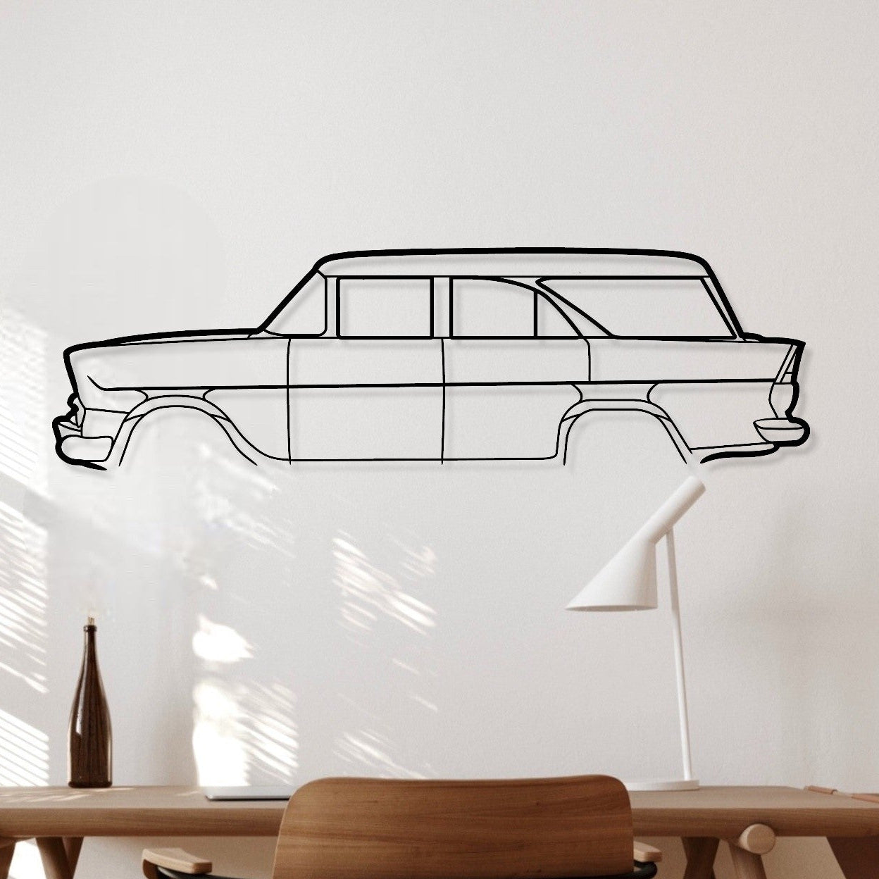 Holden EK Wagon 1962 Metal Wall Art Silhouette